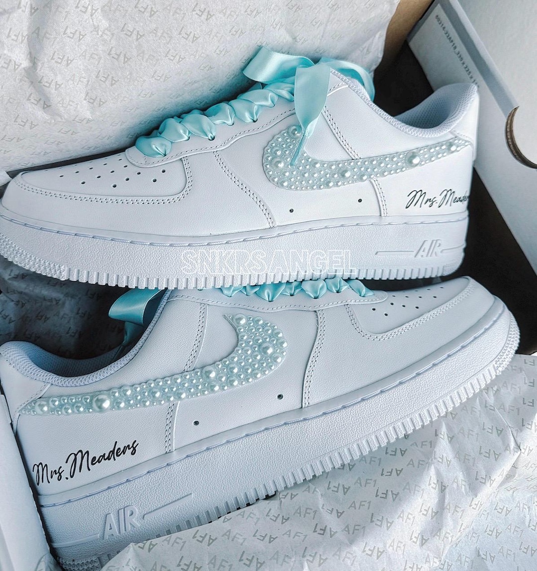 Scarpe da ginnastica personalizzate Nike Wedding, per ballo di