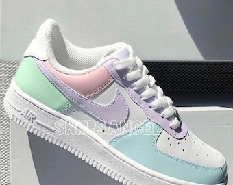 Custom air force 1 low pastel