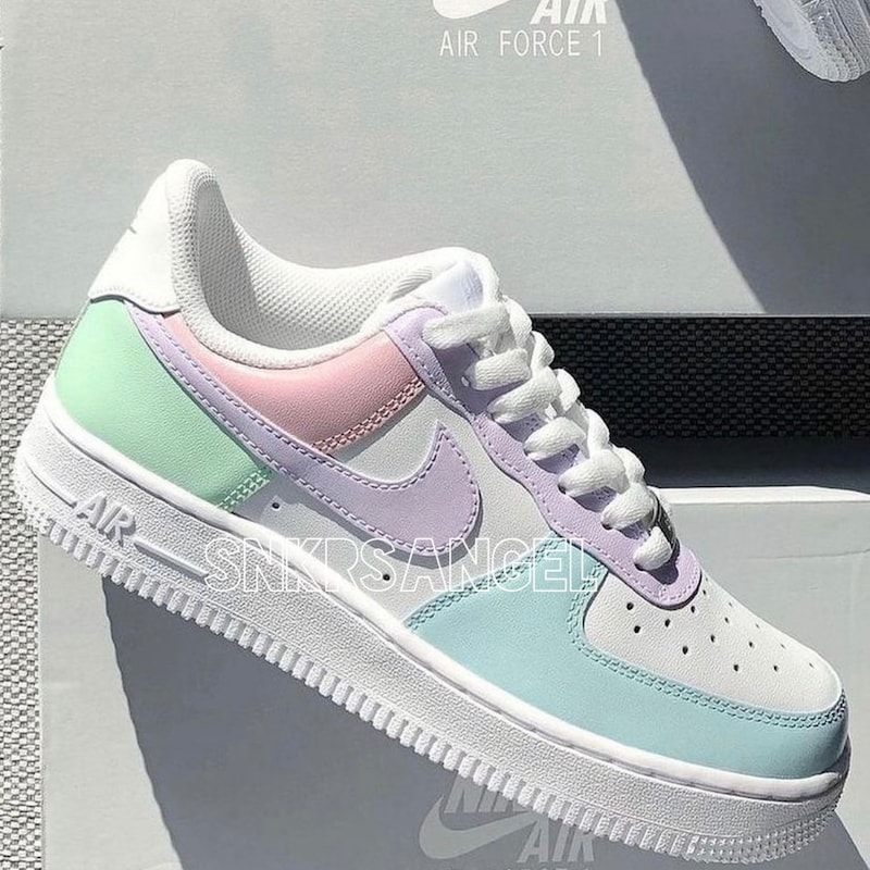 pink pastel air force 1