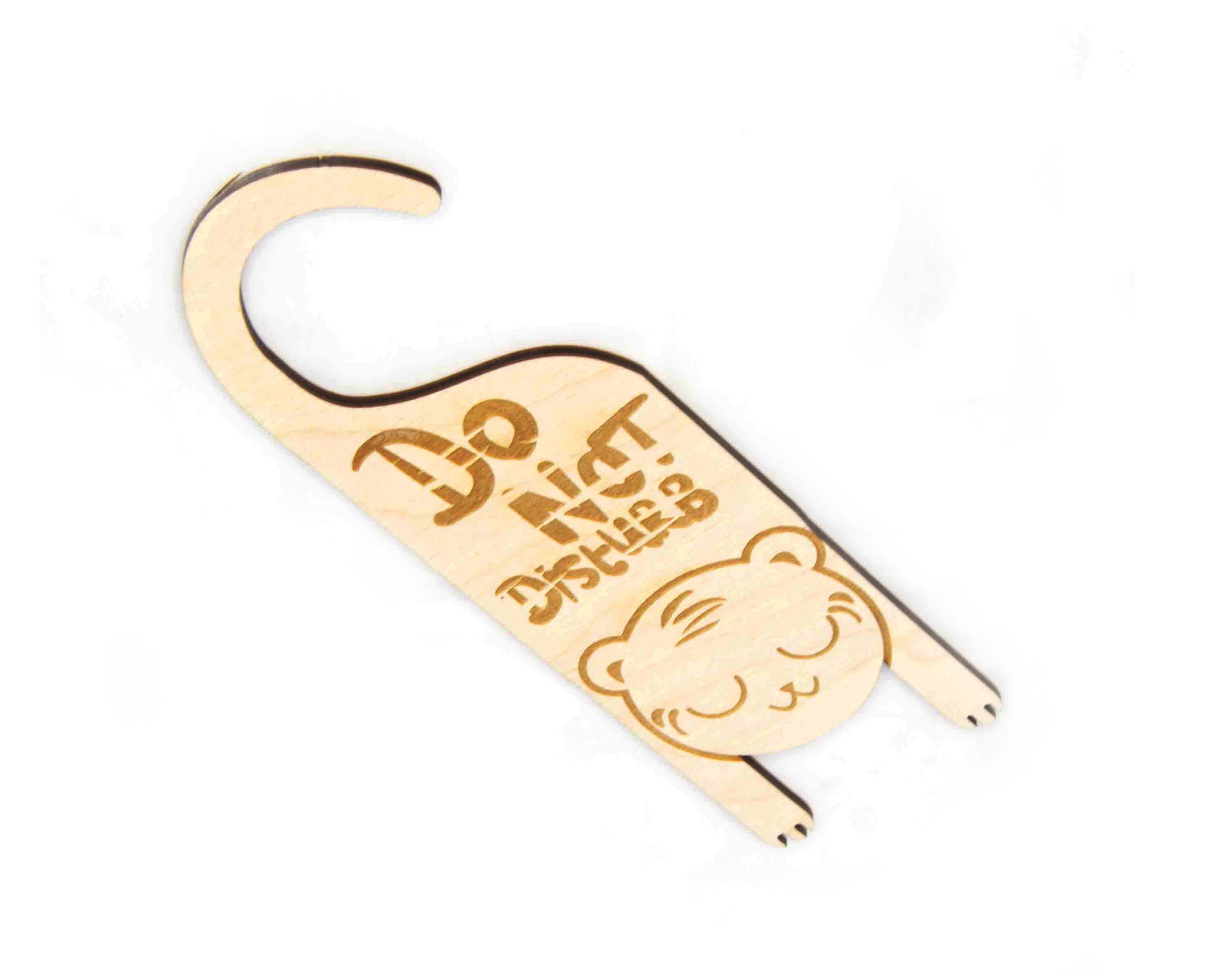 Do Not Disturb Door Hanger Sign Laser Cut File Svg Digital - Etsy