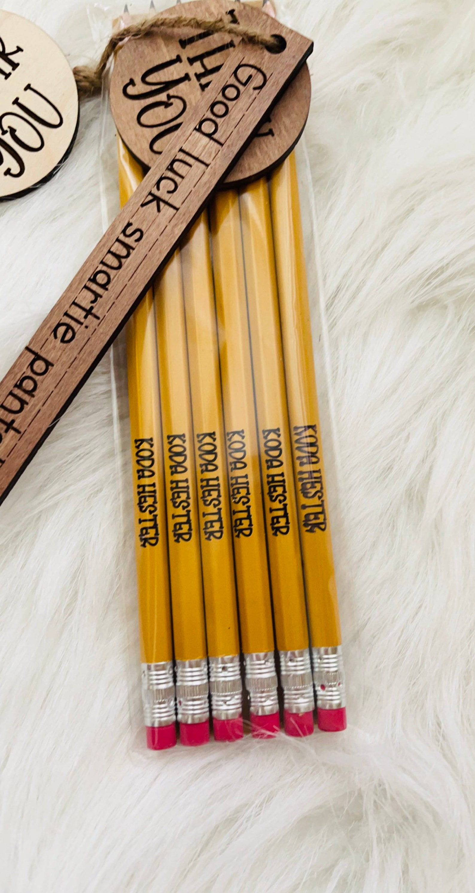 Personalized school pencils back to school engraved pencils Etsy