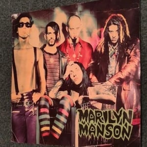 Vintage Marilyn Manson Poster - Etsy