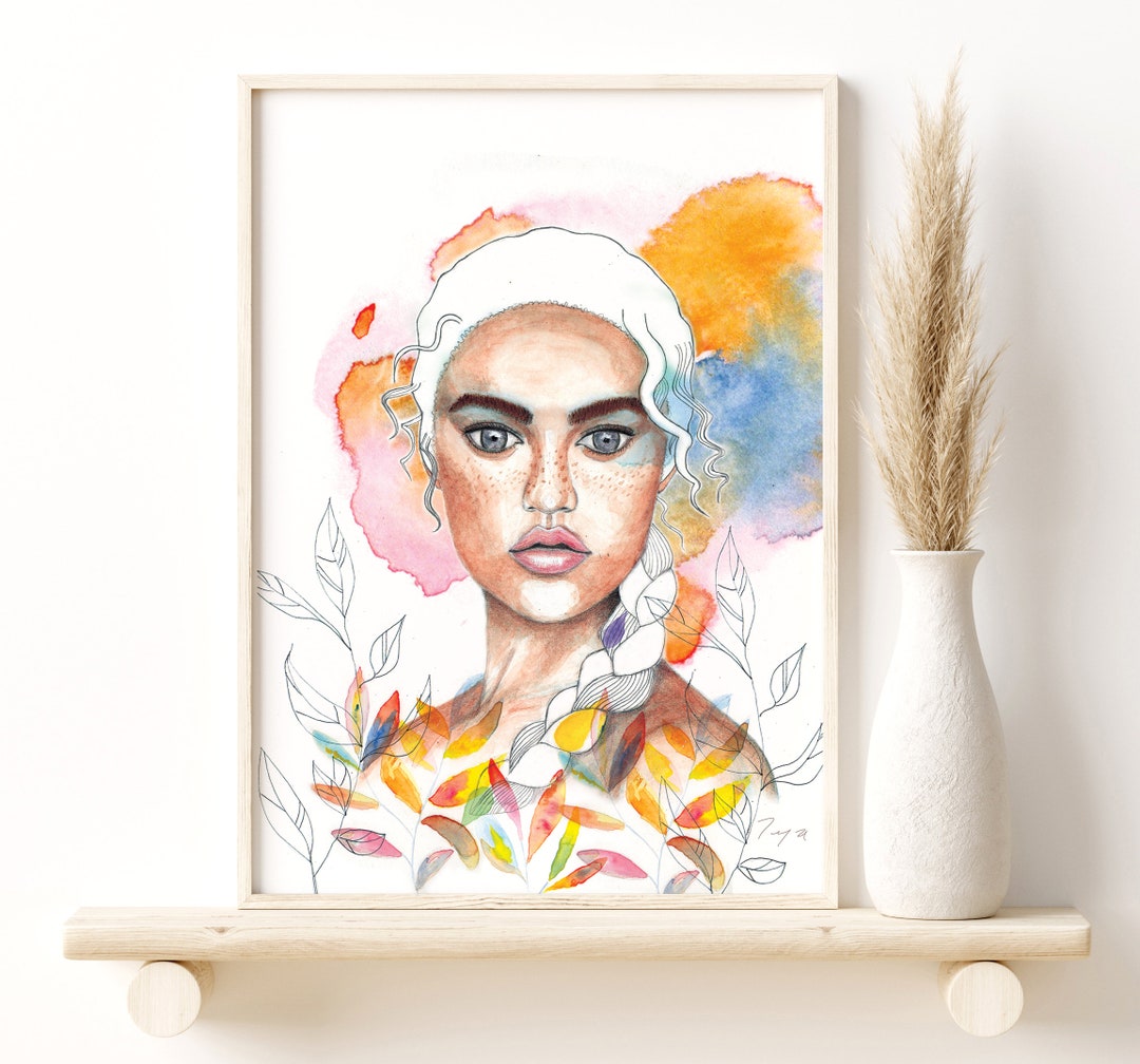 Wild Watercolor Prints Art Prints Etsy