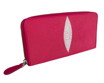 Carteras Bolsos y monederos Carteras y para billetes Carteras Cartera de Zip Jumbo Stingray Bolso de cuero Bolsa de dinero Bolso de Tarjeta 1 Ojo ayokemasjid.org