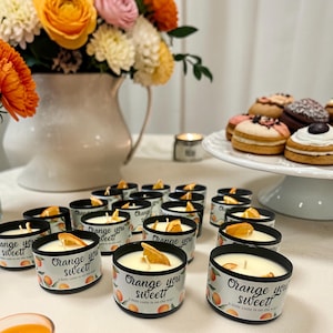 Cutie baby shower, Baby shower favours, Orange baby shower image 7