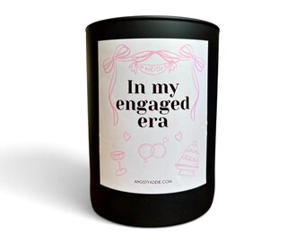 In my engaged era candle, Engagement candle, smells like you're engaged