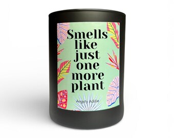 Succulent candle, plant lover gift, smells like candle