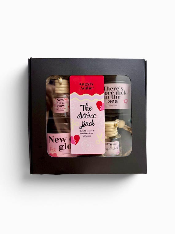 Breakup Care Package, Divorce Gift Box, Scented Candles & Diffusers