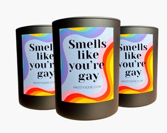 Pride Candle: Nonbinary Colors - Vegan Coconut Soy Wax