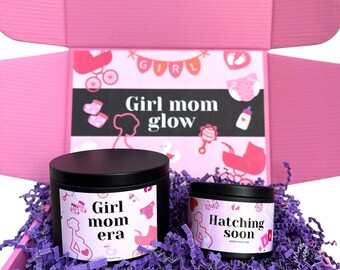 Baby girl gift basket, In my girl mom era, newborn gift basket