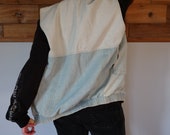 Size S - M Vintage 1980s Denim Jean Vest Cinch Waist Retro Jacket Light Wash Jeans Mom Jeans Style Grunge Canada Sustainable Ethical Thrift