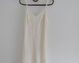 lined slip dress
