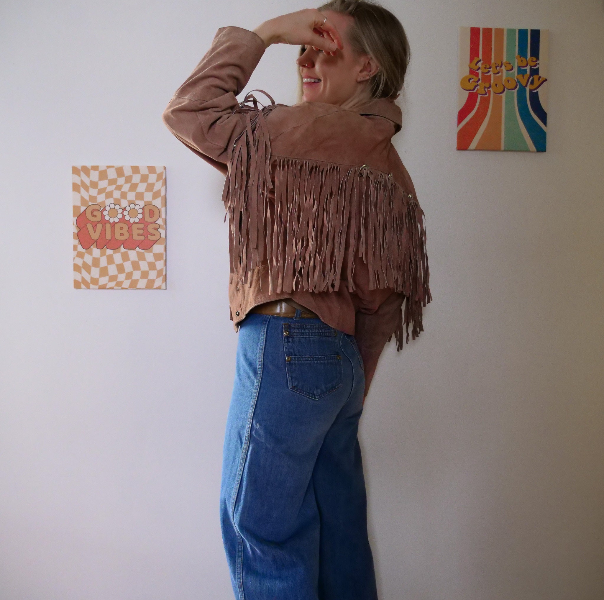 Pink Leather Jacket - Etsy Canada