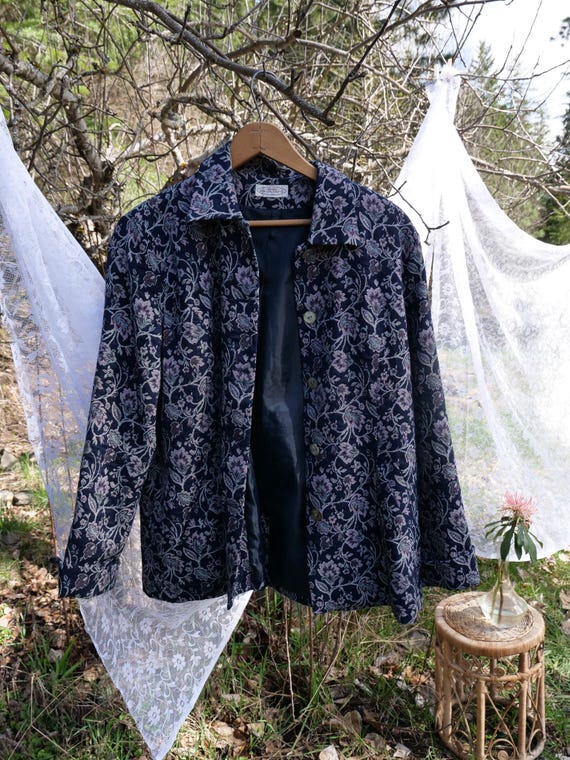 Vintage Floral Tapestry Shacket: Northern Reflect… - image 1