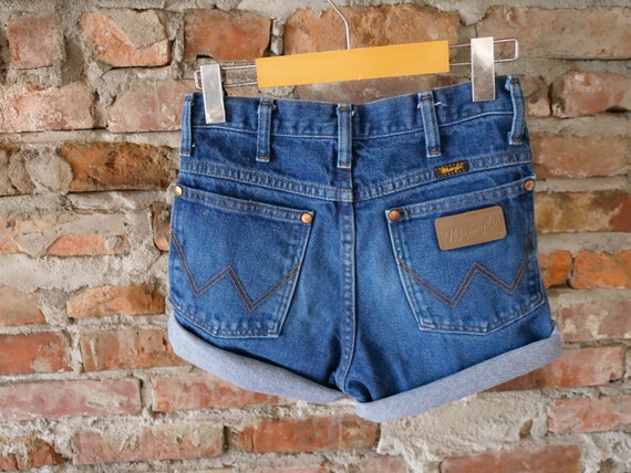 Vintage Wrangler Jean Shorts Women's XXS XS Rewor… - image 5