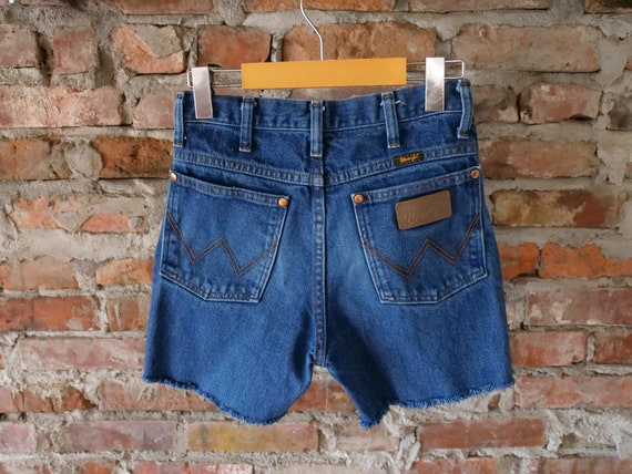 Vintage Wrangler Jean Shorts Women's XXS XS Rewor… - image 7