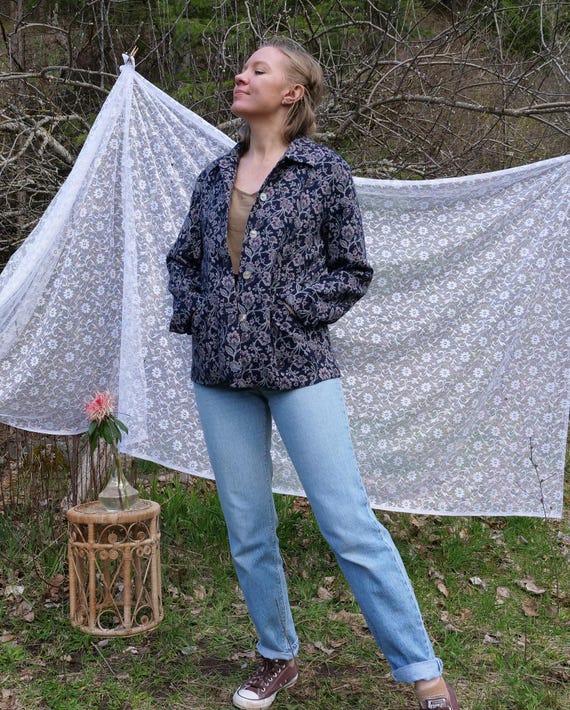 Vintage Floral Tapestry Shacket: Northern Reflect… - image 5