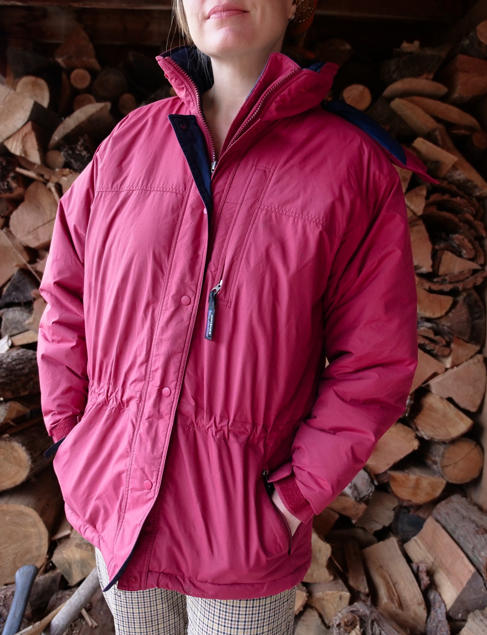 Vintage Ski Coat Women's S M Retro Patagonia Hooded Fall Vintage Ski Coat Women's S M Retro Patagonia Hooded Fall
