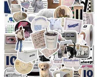 Pinterest Matte Stickers Pack, Laptop & Water Bottle Decals (15 pc)