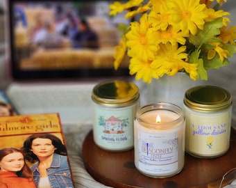 Gilmore Girls Inspired Candles, Luke's Coffee Coffee Coffee, Stars Hollow Spring Fling, A thousand Daisies, Gifts, 100% Soy Wax