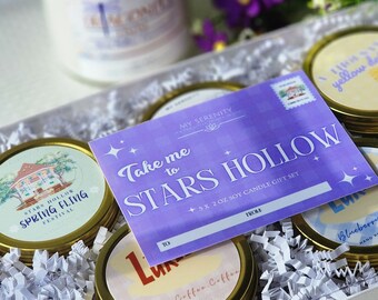 Gilmore Girls Inspired Candle Gift Sets, Stars Hollow,