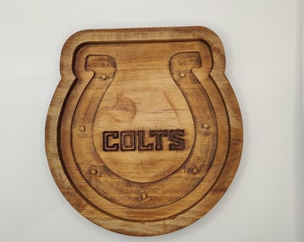 Indianapolis Colts Key - Catchall - Valet Tray - Nightstand Organizer - Desktop de-clutter