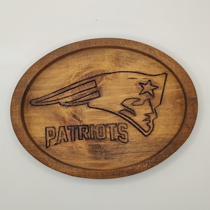 New England Patriots Key Catchall Valet Tray Nightstand Organizer Desktop de-clutter image 1