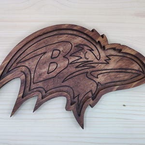 Baltimore Ravens - Catchall - Valet Tray - Nightstand Organizer - Desktop de-clutter