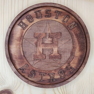 Houston Astros Key / Coin - Catchall - Valet Tray - Nightstand Organizer - Desktop de-clutter