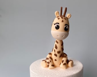 16 Decorazioni Per Torte A Tema Giungla, Giraffa, Leone, Tigre