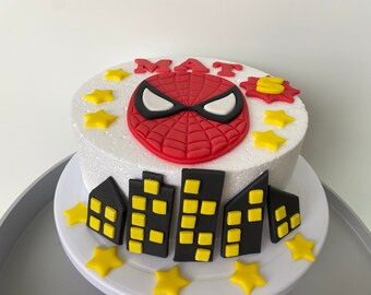 Spiderman Decoratie Taart