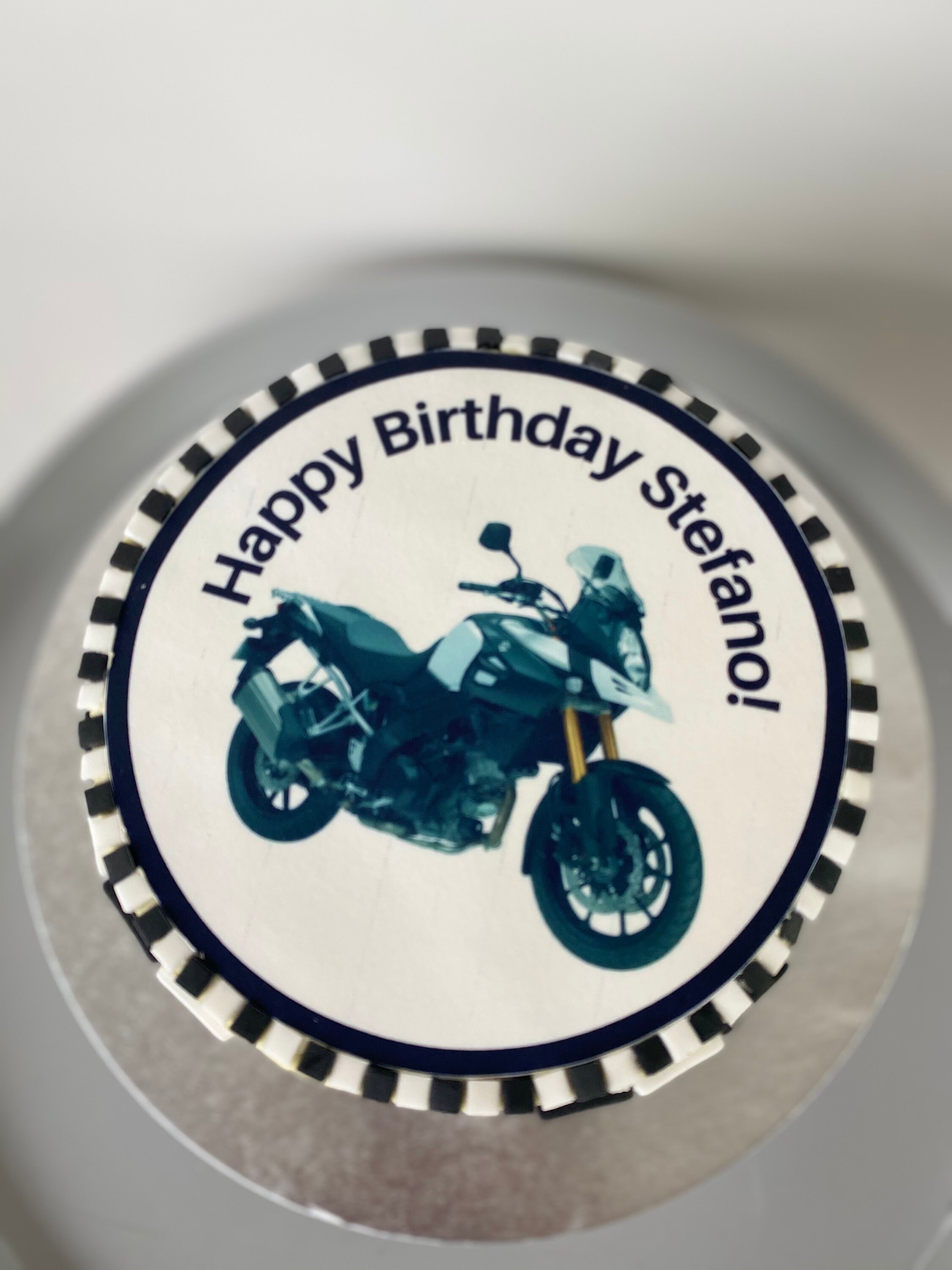 Vereisung Blatt Kuchen Topper personalisierte Foto Kuchen ...