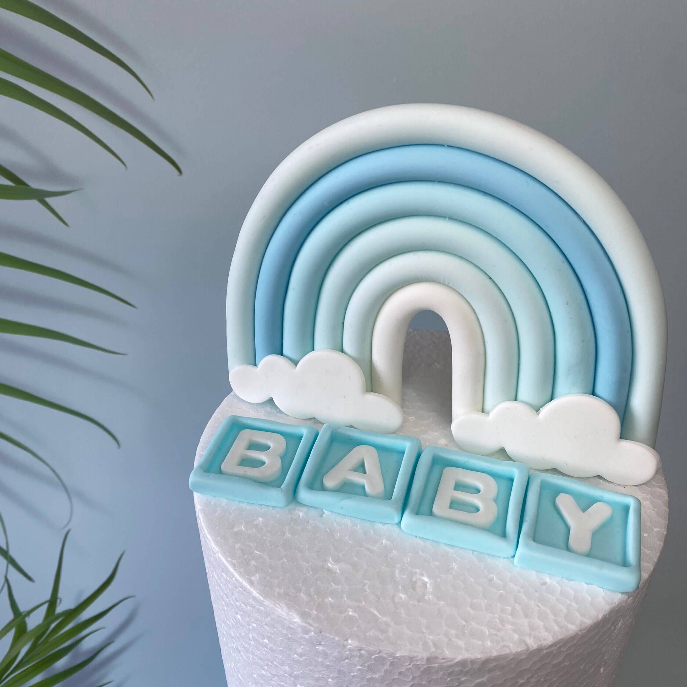 Decorazioni Torta Arcobaleno Blu - 41 Pezzi Palline Colorate Per Compleanni, Baby Shower E Matrimoni