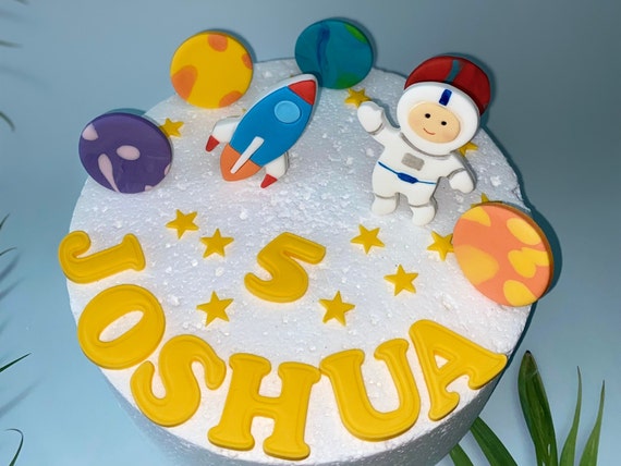 23 Pièces Décoration Gâteau Astronaute & Espace – Toppers Fusée, Planètes, Astronautes – Thème Anniversaire Spatial Enfants Garçons Filles