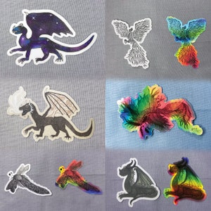 Dragon Vinyl Stickers, Dragon Stickers, Vinyl Stickers, Laptop Stickers, Dragon Art, Laptop Decal, Water Bottle Sticker, Water Bottle Decal