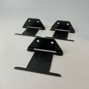 Steel grinding belt wall hooks, sanding belt wall hooks, set of 3. knife maker organization