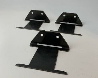 Steel grinding belt wall hooks, sanding belt wall hooks, set of 3. knife maker organization