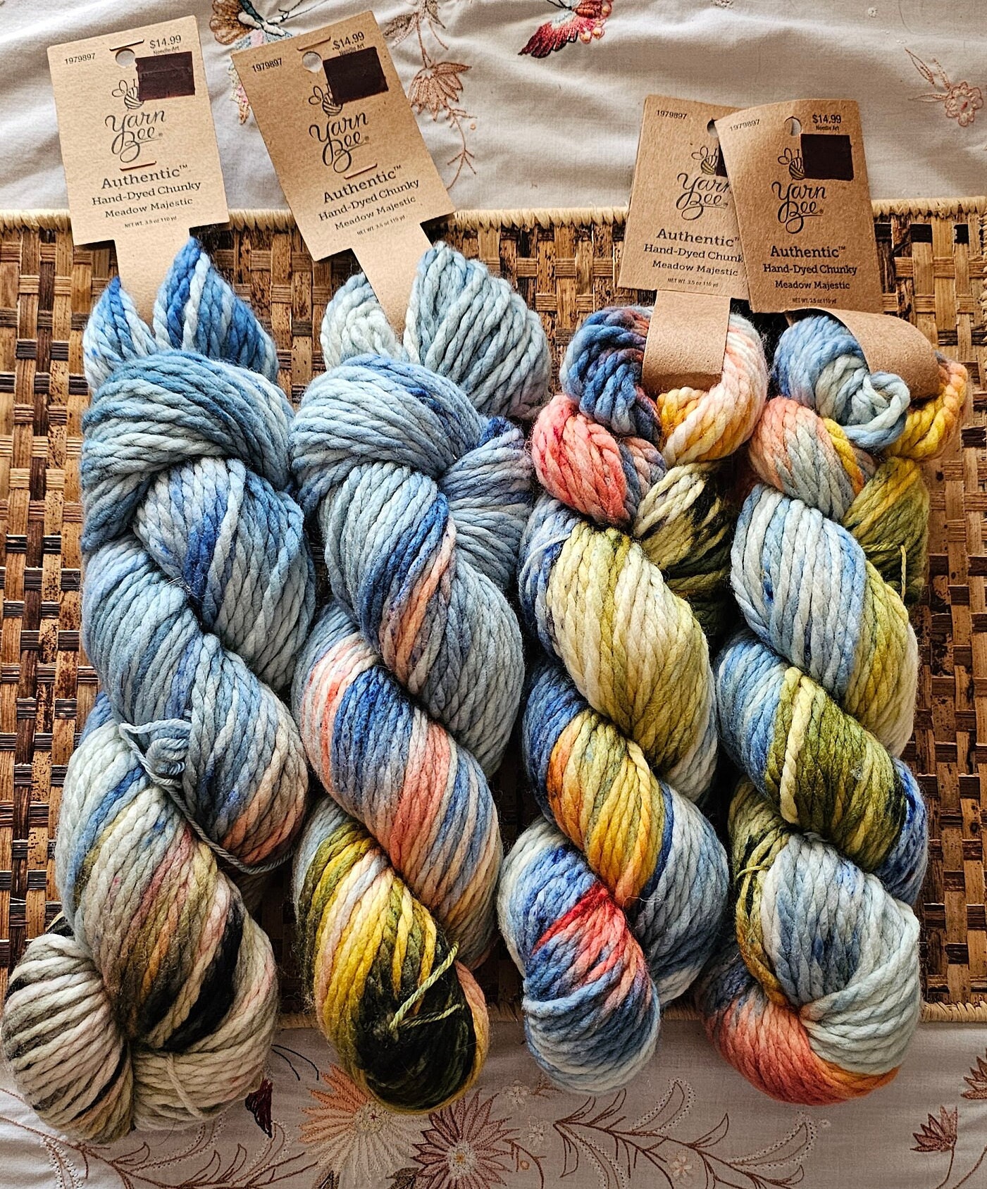 New Yarn Bee Authentic Handdyed Chunky Yarns retired Lots 3.5oz/100g