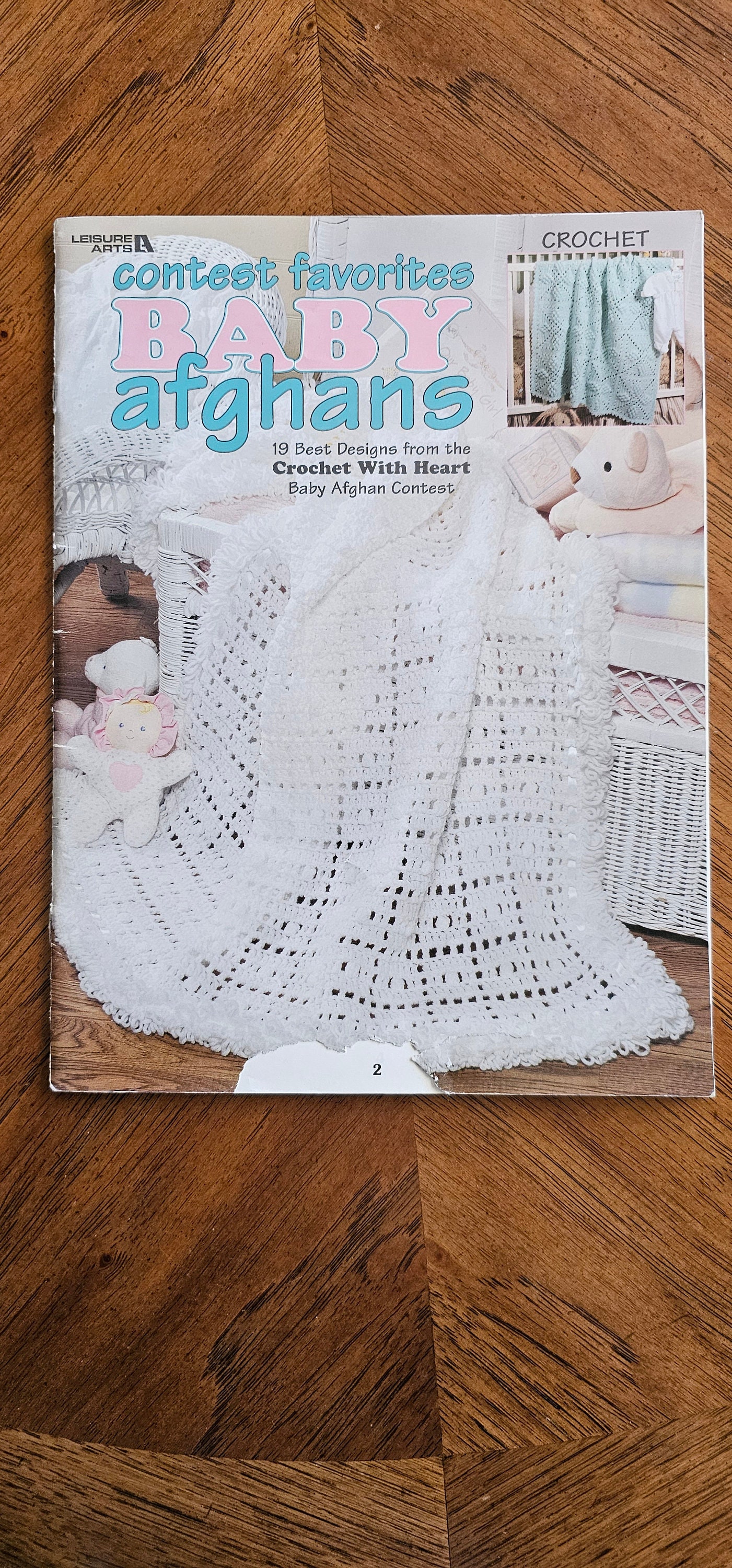 You Pick Issue - Leisure Arts Crocheted Baby Blanket Leaflets/books - Etsy
