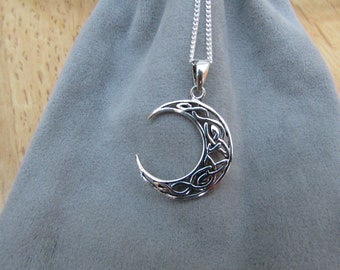 Large Moon Pendant - Etsy UK