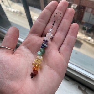 CHAKRA KRISTALL Schlüsselanhänger Charm Handmade