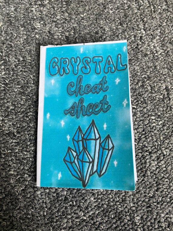 CRYSTAL HANDBOOK ZINE A Beginners Guide to Crystals Etsy