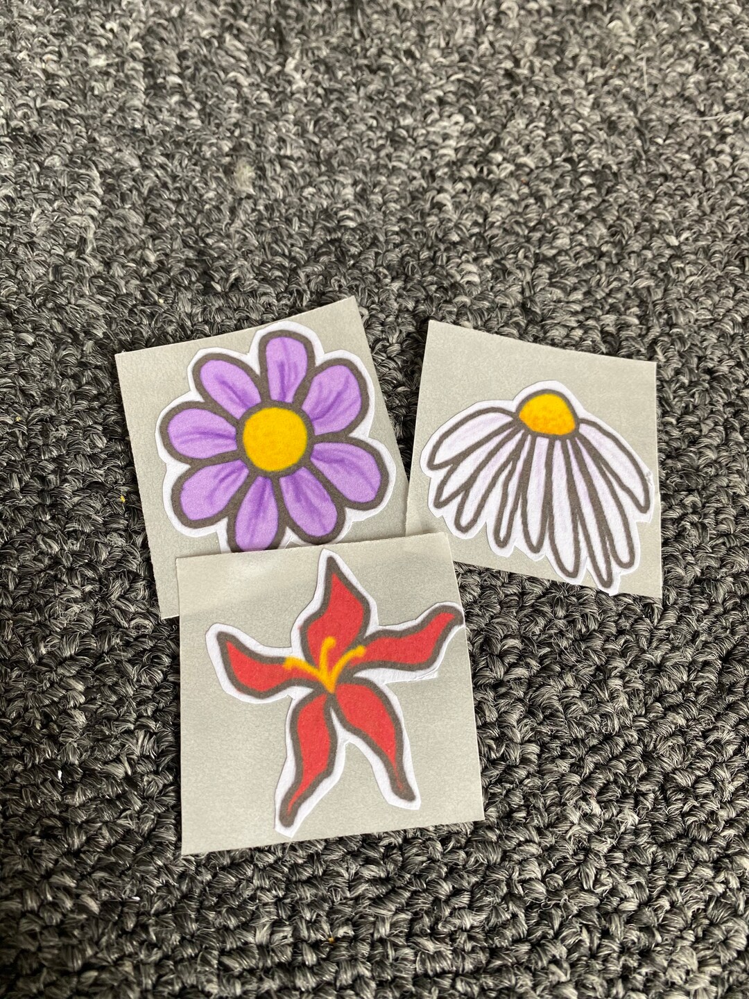 FLOWER STICKER PACK! 3 Stickers Included! - Etsy