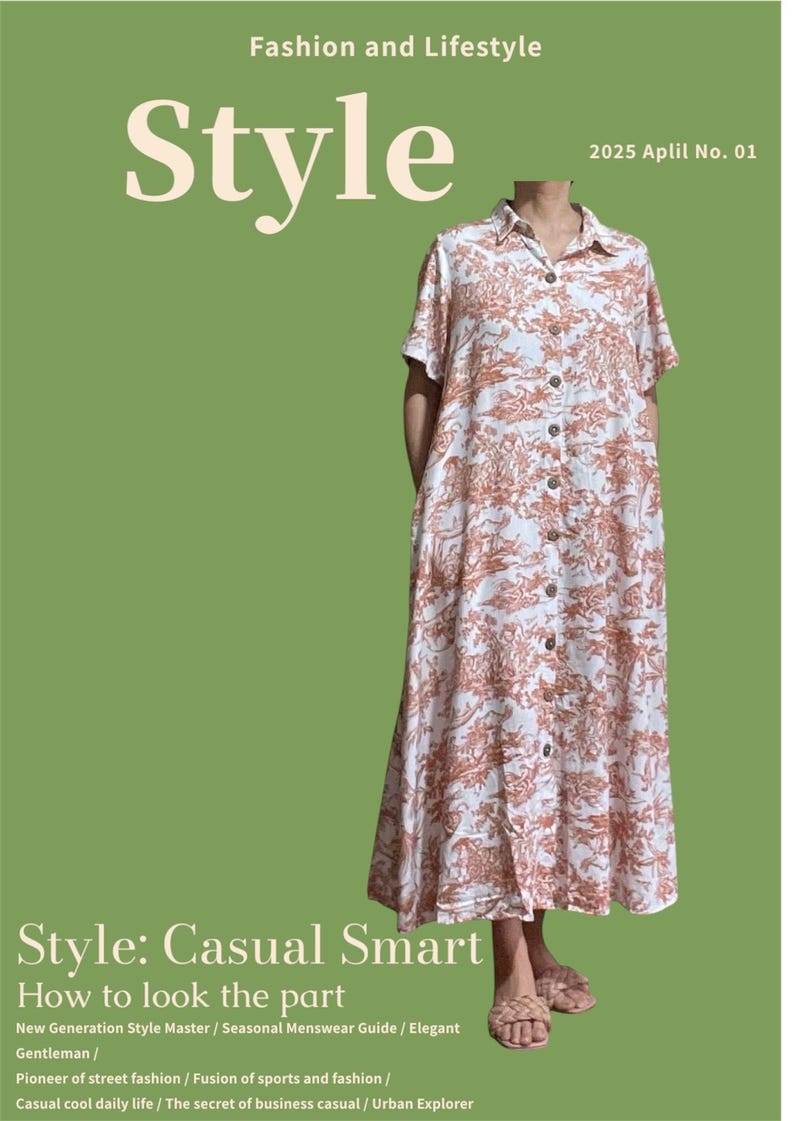 Toile Dress or Leather Bags Peach Orange Toile