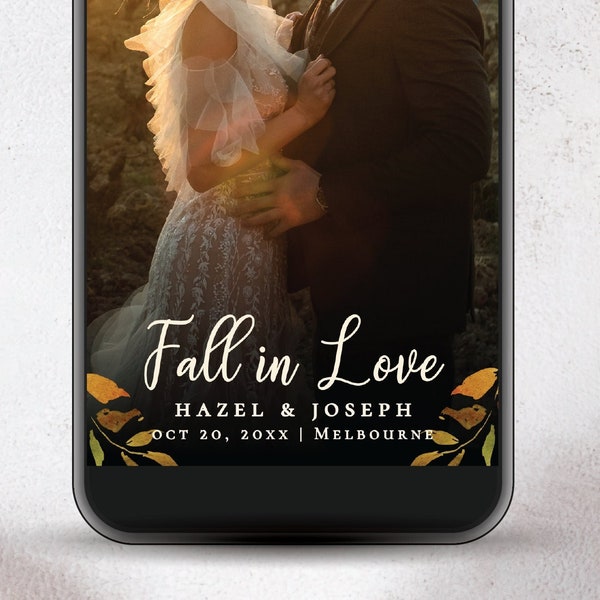 AMBER Fall in Love Wedding Snapchat Geofilter Template, Wedding Filter, Wedding Snapchat Filter Instant Download