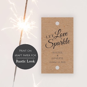 Tag Sparkler, download istantaneo modificabile, download digitale, modello, tag sparkler rustico, matrimonio, addio al nubilato