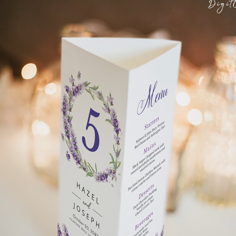 Wedding Package Table Number - Etsy