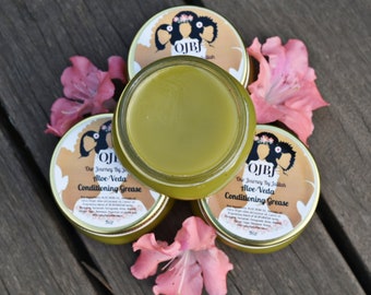 Number 1 Seller!! Aloe-Veda Conditioning Hair Grease. 18 AYURVEDA HERBS. Aloe Vera Oil, Ginger, Bhringraj, Green Tea, Moringa,  Sage, Brahmi