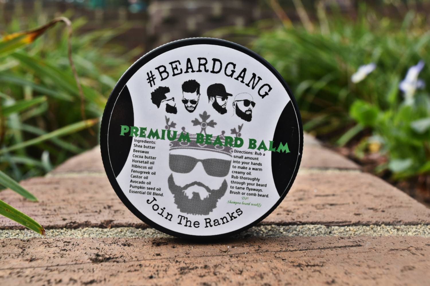 BEARDGANG premium BEARD BALM. Tame your beard. No more flyaways. Ayurveda, Bhringraj, Amla. Grow your beard. Lustrous beard. Facial hair
