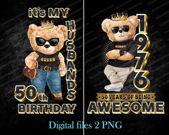 50th birthday man Png | Birthday man Png | Its my husbands 50th birthday | born in 1976 | Digital T-shirt design sublimation design